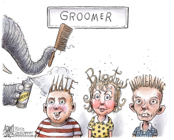 OK GROOMER by Adam Zyglis