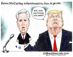 KEVIN MCCARTHY JAN 6 SUBPOENA by Dave Granlund