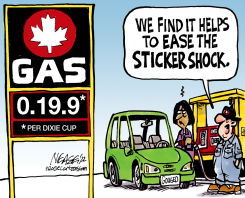 STICKER SHOCK by Steve Nease