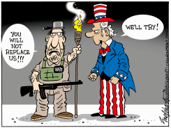 BUFFALO MASS SHOOTING by Bob Englehart