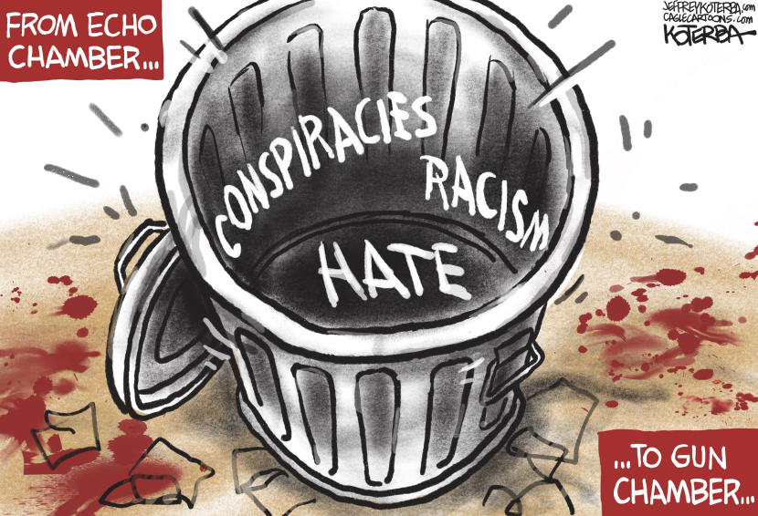 From Echo Chamber to Gun Chamber
