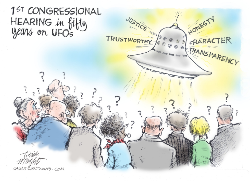 Congress Spots Rare UFO: Beaming Honesty and Transparency