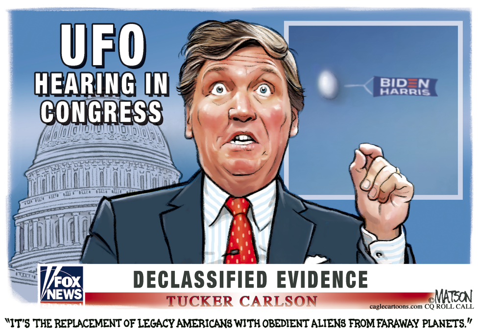 Tucker Carlson UFO Replacement Theory