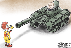 MCDONALDS LEAVES RUSSIA  by Jeff Koterba