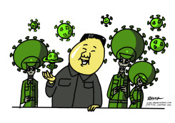 COVID IN NORTH KOREA by Rayma Suprani