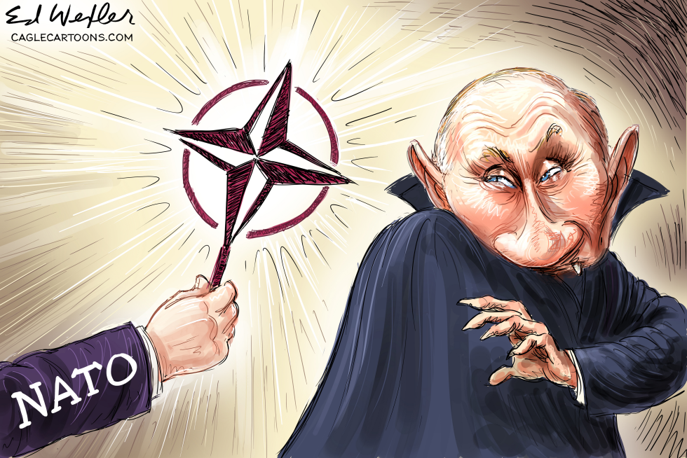 NATO Putin Vampire