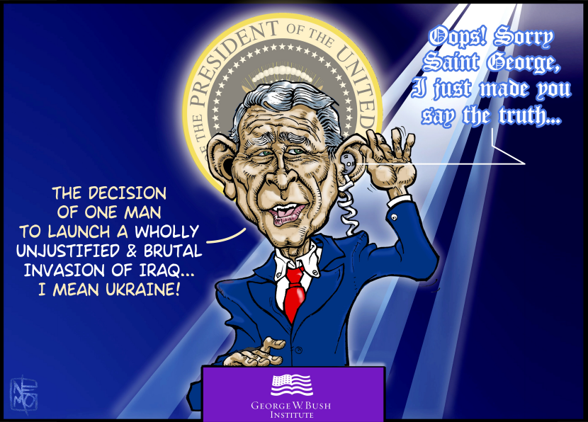St George Bush Lapsus