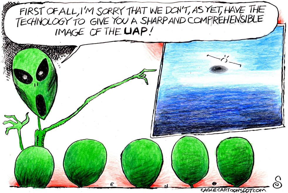 Aliens Apologize for Blurry UAP Photos in Congressional Hearing Satire