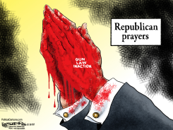 SCHOOL SHOOTING RESPONSE by Kevin Siers