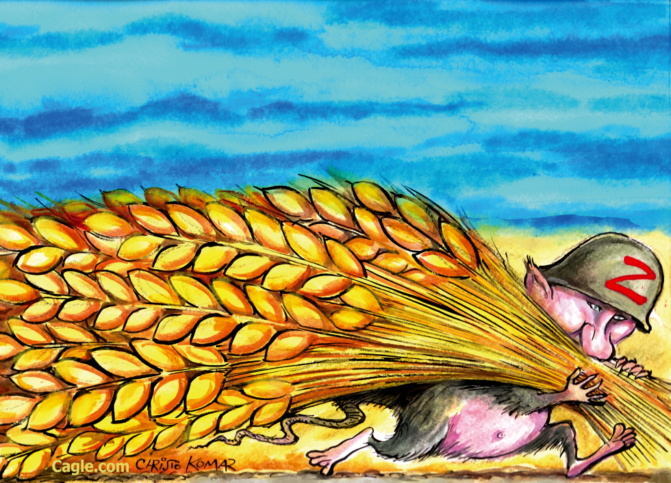 Putin steal Ukrainian wheat