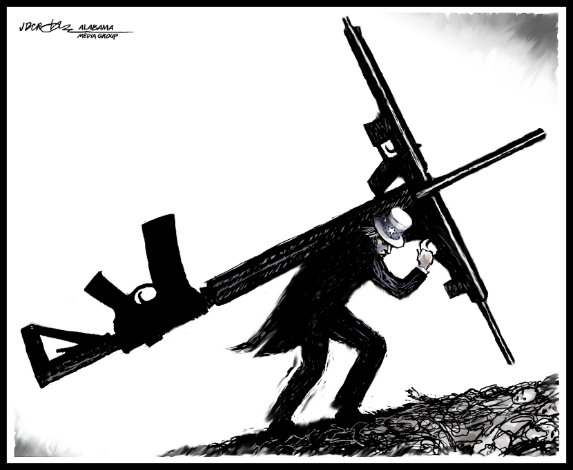 Gun Cross to Bear