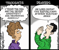 PRAY HARDER by Bob Englehart