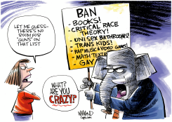 A BAN SIGN by Dave Whamond