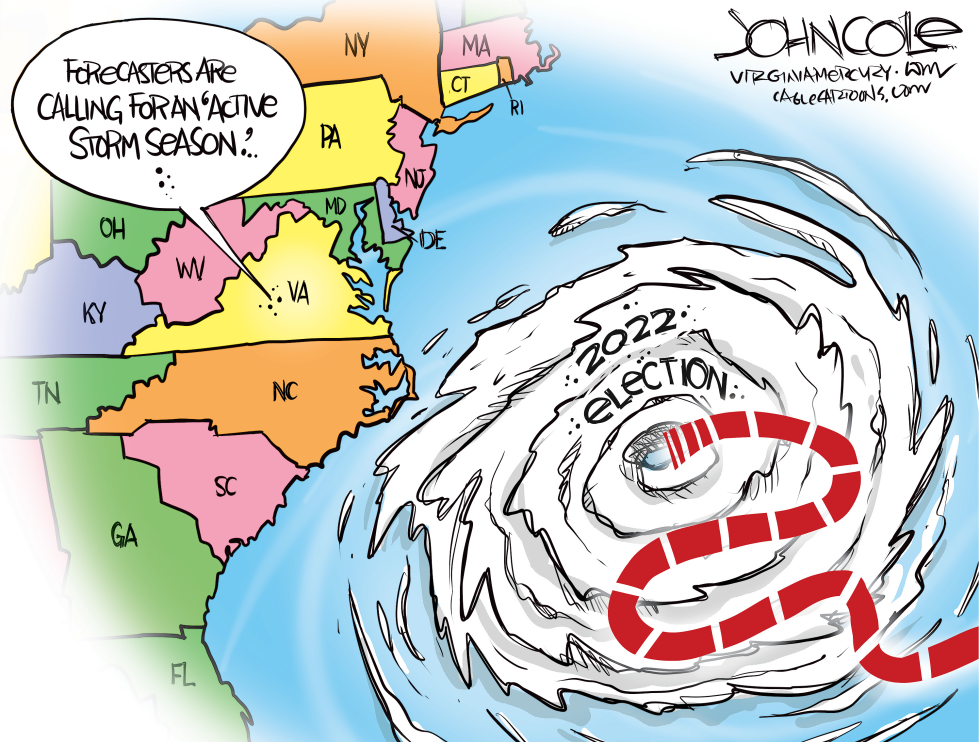 VIRGINIA - Political storm warning