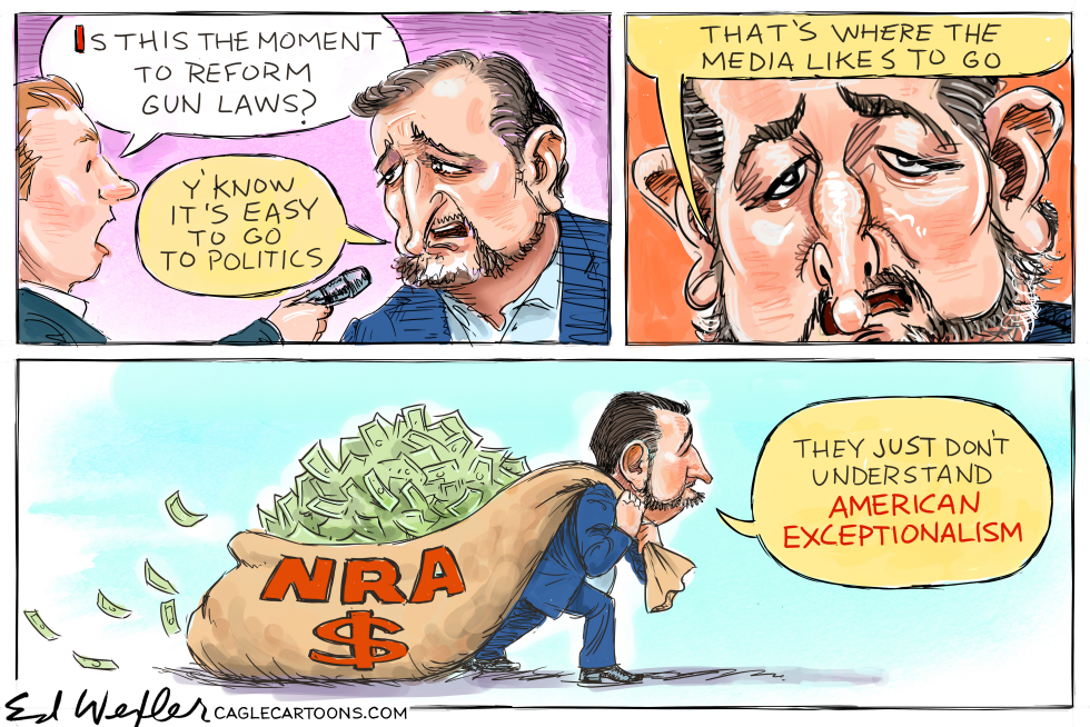 Cruz Gun Laws American Exceptionalism