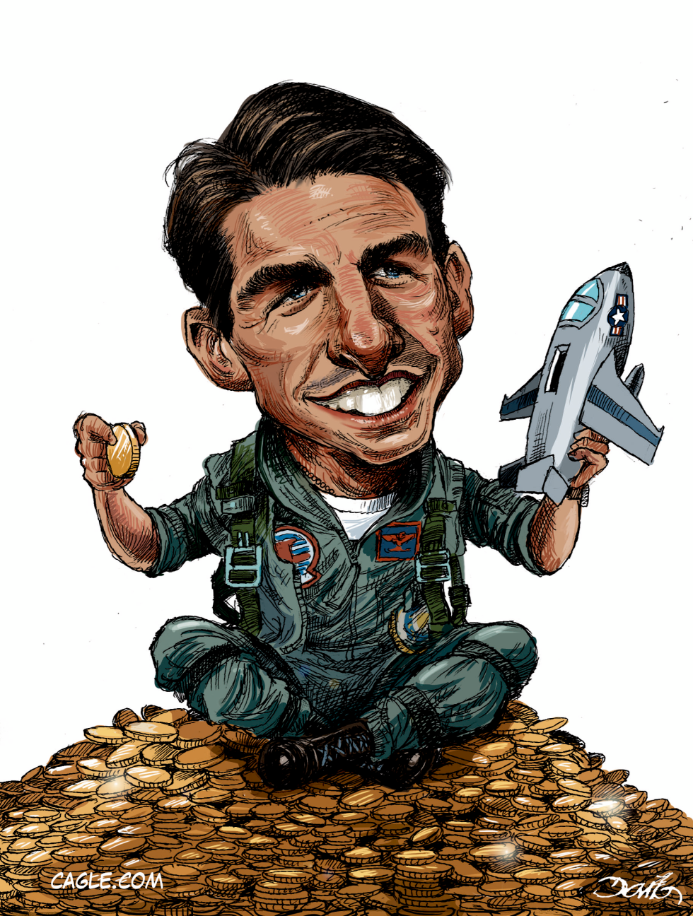 Tom Cruise in Top Gun