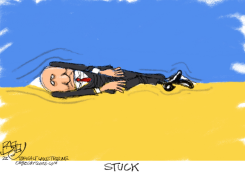 STUCK PUTIN by Pat Bagley