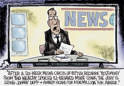 DEPP & HEARD TRIAL by Joe Heller