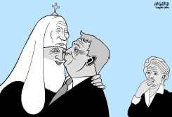 ORBáN LOVES PATRIARCH KIRILL by Rainer Hachfeld