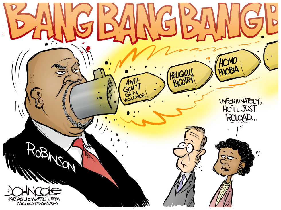 NORTH CAROLINA - Robinson shoots off at the mouth