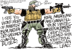 UNREGULATED MILITIA  by Pat Bagley