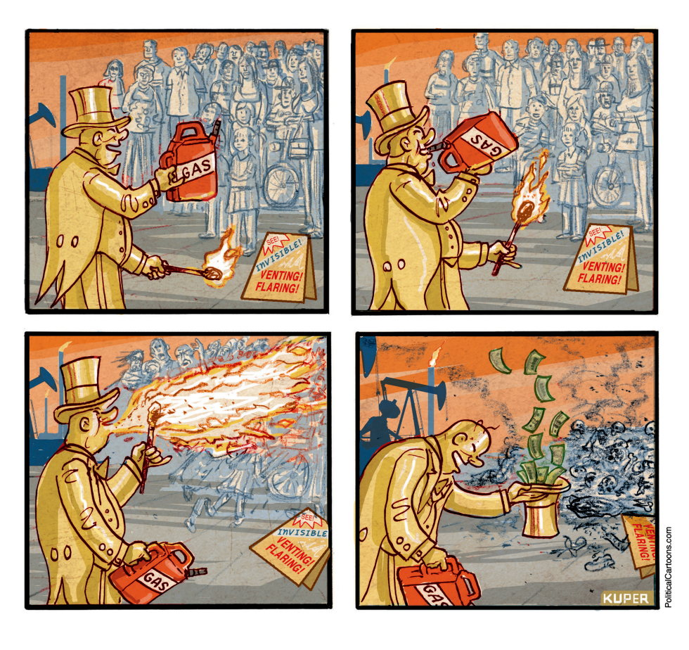 Oil Wells Venting and Flaring