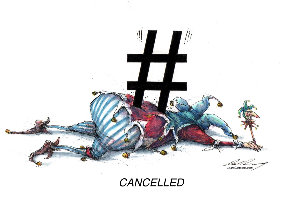 Newspapers cancel editorial cartoons