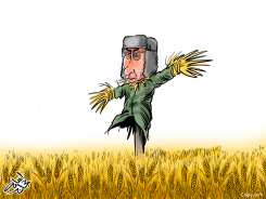 BLOCKING GRAIN EXPORTS by Osama Hajjaj