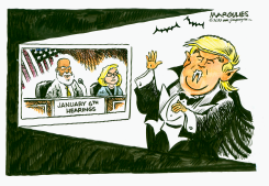 TRUMP AND JANUARY 6TH TV HEARINGS by Jimmy Margulies