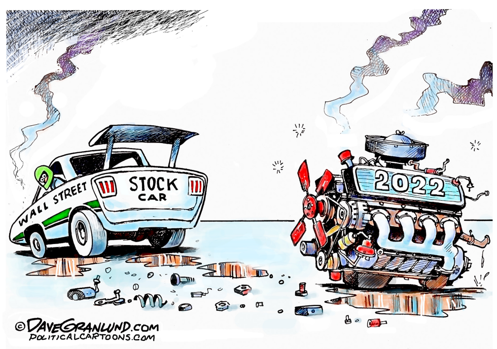 Wall St stock drop 2022