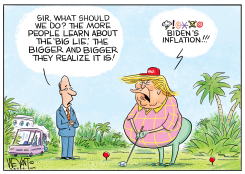 BIG LIE INFLATION by Christopher Weyant