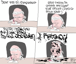 BIDEN BLAMES OIL COMPANIES by Gary McCoy