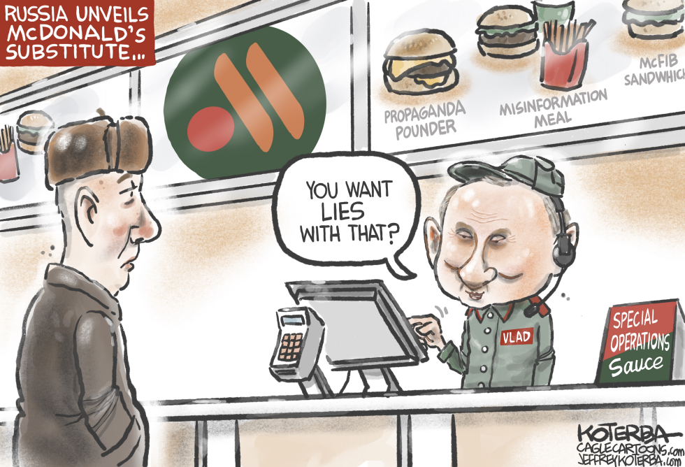 Rebranded McDonald's in Russia