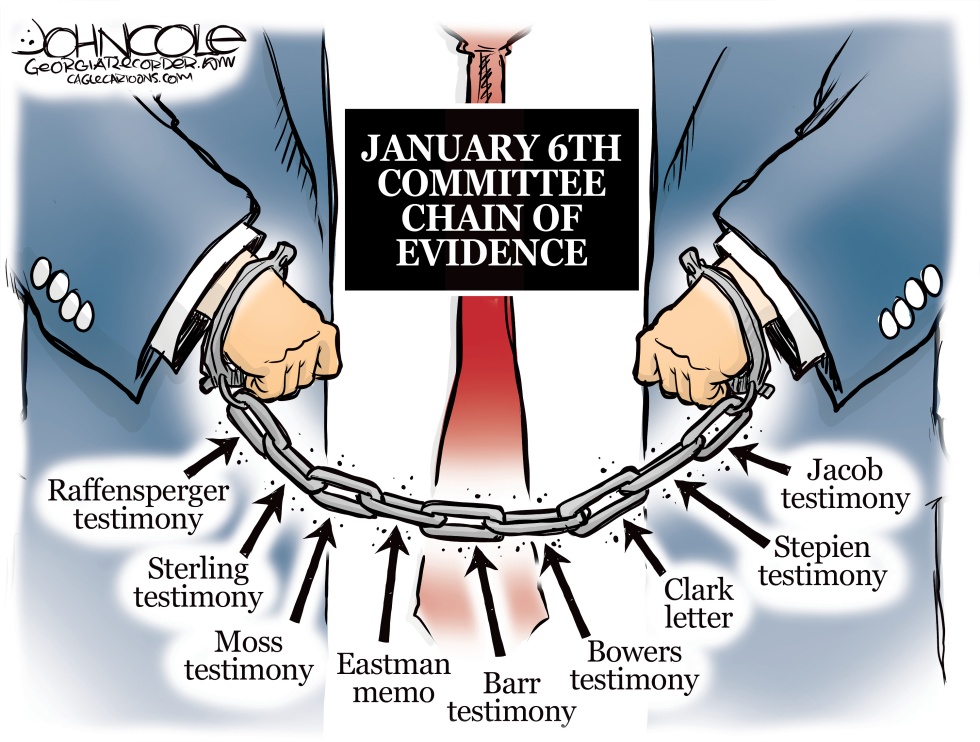 J6 committee's chain of evidence