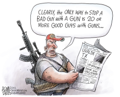 BAD GUY WITH A GUN by Adam Zyglis