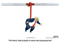 JANUARY 6 COMMITTEE SHOWS TRUMP LIES by R.J. Matson