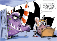INFLATION MONSTER  by Dave Whamond