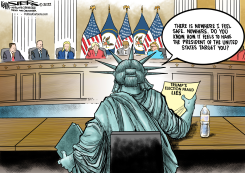 TRUMP'S ELECTION BULLYING by Kevin Siers