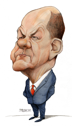 OLAF SCHOLZ by Petar Pismestrovic