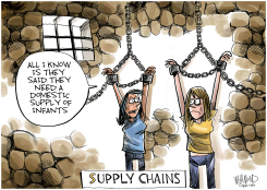 SUPPLY CHAINS by Dave Whamond