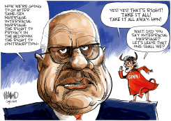 KEEPING UP WITH THE THOMAS by Dave Whamond