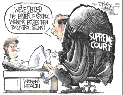 ABORTING ROE V. WADE by John Darkow