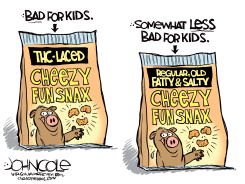 POT-LACED SNACK DANGER by John Cole
