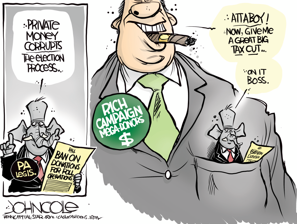 PENNSYLVANIA Private funding for elections