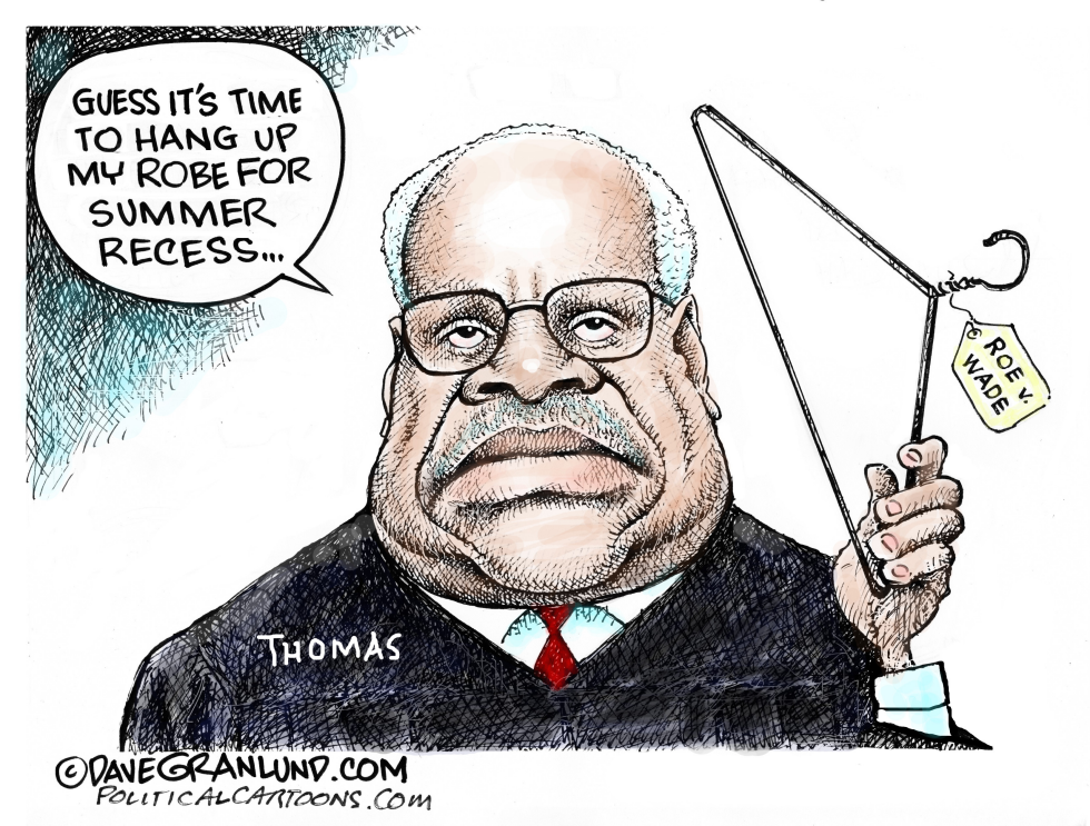 Justice Thomas and Roe vs Wade end