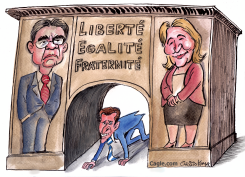 MACRON'S ARC DE TRIOMPHE by Christo Komarnitski