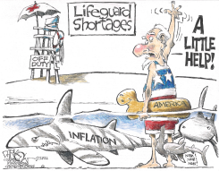 LIFEGUARD SHORTAGE by John Darkow