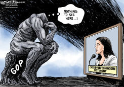 REPUBLICANS DEFEND TRUMP by Kevin Siers