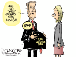 GEORGIA KEMP AND ABORTION BAN by John Cole