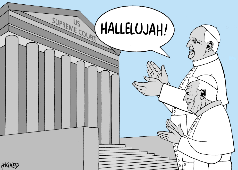 Papal praise for Supreme Court